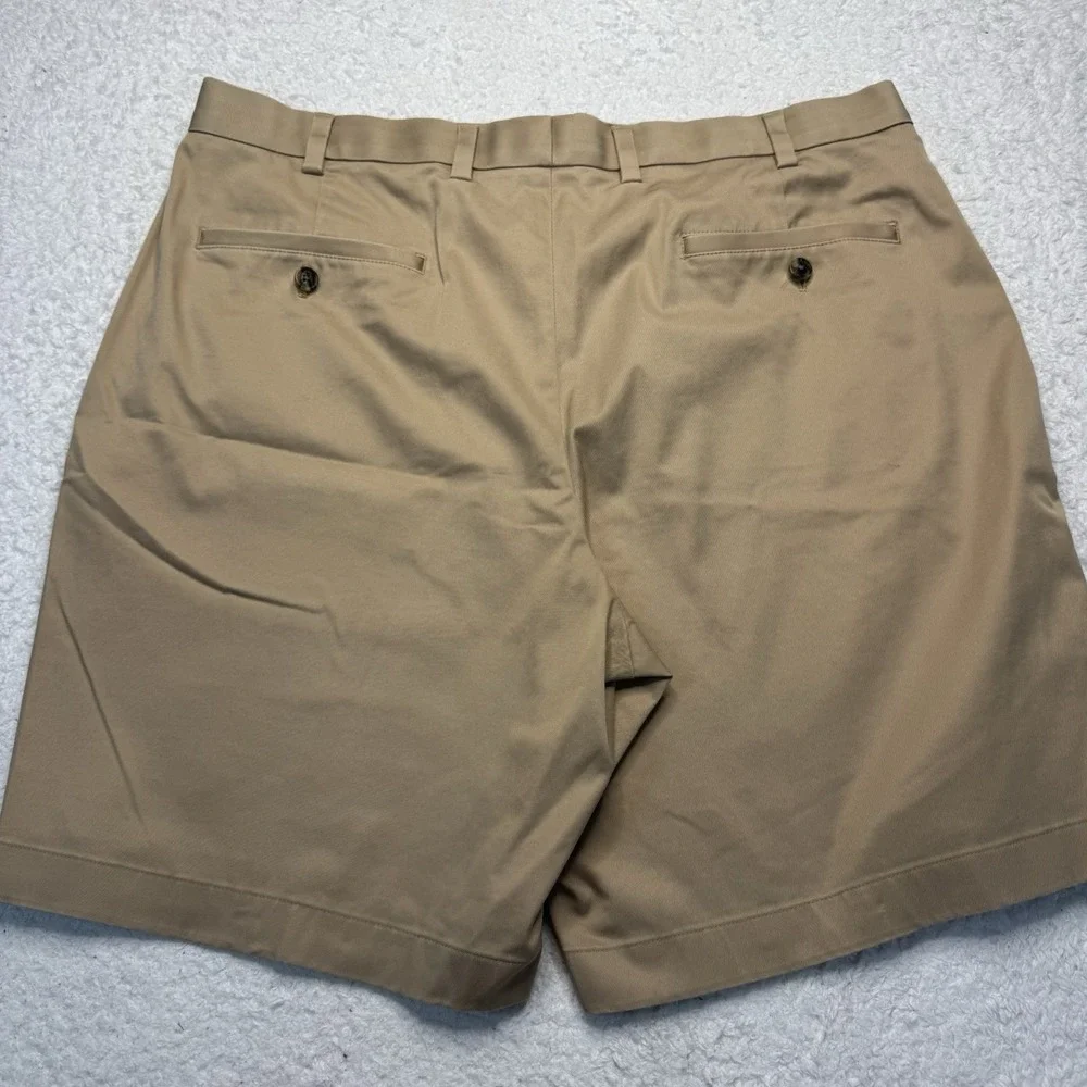 Brooks Brothers Chino Shorts Mens 38 Tan Advantage Lightweight Stretch‎ Khaki